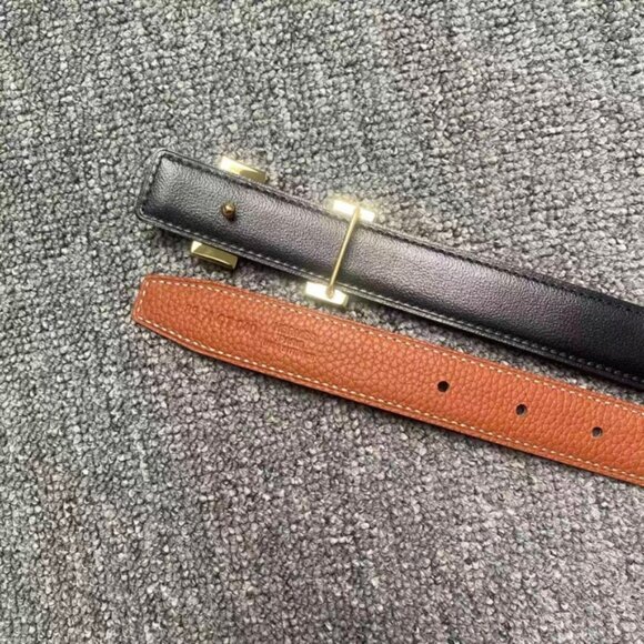 Hermès 85cm Leather Belt | Gold H Buckle, Box & Dust Bag ? main image 5